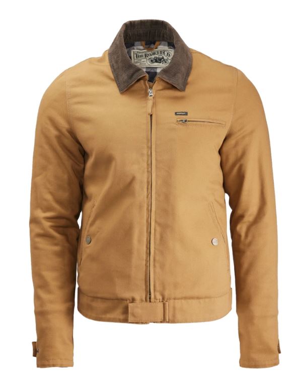 Мотокуртка мужская текстильная ROKKER Canvas Tobacco Brown