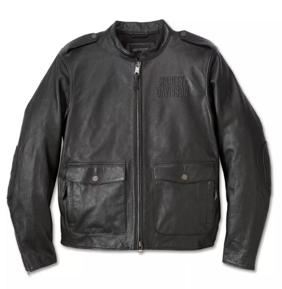 Мотокуртка мужская кожаная Harley-Davidson Layering System Captains Leather Jacket