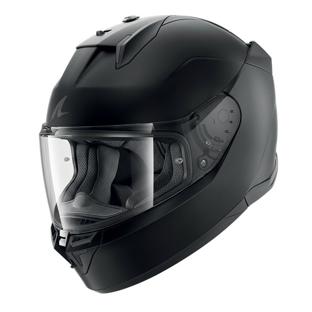 Мотошлем SHARK D-Skwal 3 Blank Matt Black