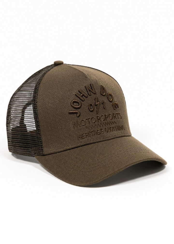Бейсболка мужская John Doe Trucker Hat Brown Heritage