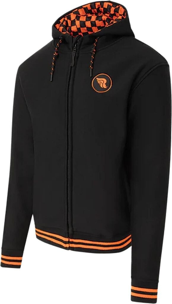 Мотохуди мужское RIDING CULTURE Riding Hoodie Orange/Checkerboard