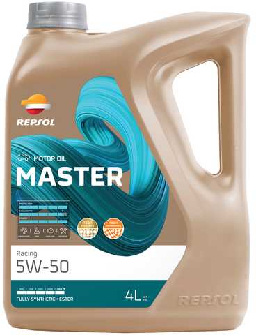 Масло Repsol MASTER RACING 5W50, 4 л канистра,